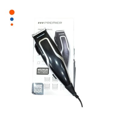 CORTADORA CABELLO PREMIER NEGRA PARA CORTE PRACTICO EN HOGAR Y+PAPEL REGALO - 1