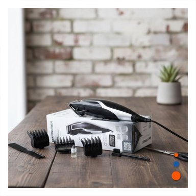 CORTADORA CABELLO PREMIER NEGRA PARA CORTE PRACTICO EN HOGAR Y+PAPEL REGALO - 2
