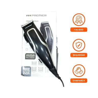 PACK6 AFEITADORA CABELLO PREMIER NEGRA PARA CORTE PRACTICO EN HOGAR Y+REGALO STICKER - 2