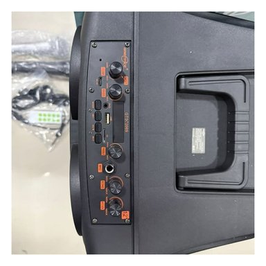 AUDIO PARA PARLANTE 12 PULGADAS NEGRO CON MICROFONO PARA EVENTOS Y REUNIONES RECTANGULAR - 2