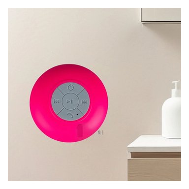 PACK4 DISPOSITIVO COMPACTO ROSADO CON TECNOLOGIA BLUETOOTH PARA REPRODUCCION Y+REGALO STICKER - 5