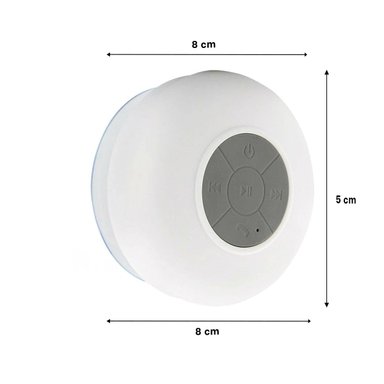PACK2 ALTAVOZ BLANCO CON CONEXION BLUETOOTH PARA REPRODUCIR SONIDO CLARO Y+PAPEL REGALO - 4