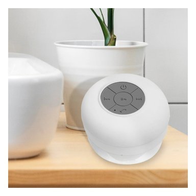 PACK2 ALTAVOZ BLANCO CON CONEXION BLUETOOTH PARA REPRODUCIR SONIDO CLARO Y+PAPEL REGALO - 5