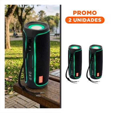 PACK2 SISTEMA PORTATIL NEGRO CON FUNCION INALAMBRICA Y CONTROL REMOTO - 1