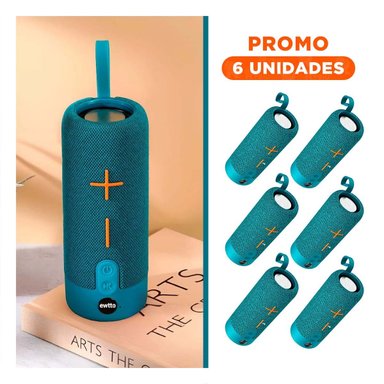 PACK6 ALTAVOZ DIGITAL CELESTE TECNOLOGIA PORTATIL Y FUNCIONAL PARA REPRODUCIR MUSICA - 1