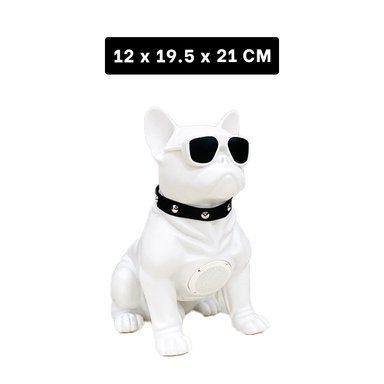 PACK2 PARLANTE EN FORMA PERRO EN COLOR BLANCO PARA ESPACIOS JUVENILES Y HOGAR - 4