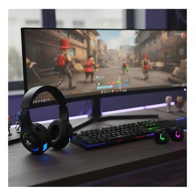 PACK2 CONJUNTO PARA EXPERIENCIA TOTAL Y GAMER 5 EN 1 CON DISEÑO INNOVADOR EN NEGRO - 1