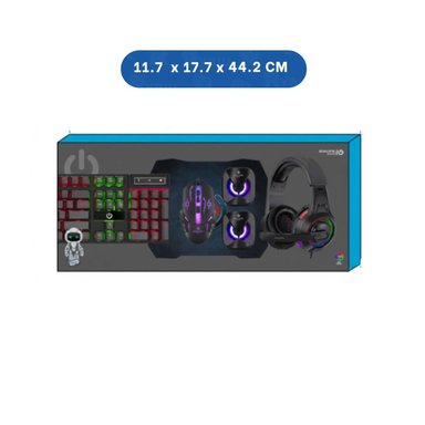 PACK2 CONJUNTO PARA EXPERIENCIA TOTAL Y GAMER 5 EN 1 CON DISEÑO INNOVADOR EN NEGRO - 4
