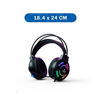 PACK2 AUDIFONO PARA COMPUTADORA GAMER CON MICROFONO INTEGRADO SONIDO ESTEREO NEGRO - 4
