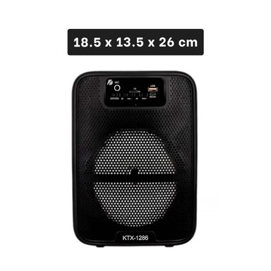 PACK6 ALTAVOZ KIMISO NEGRO CON ILUMINACION CAMBIANTE Y BAJO POTENTE Y+PAPEL REGALO - 4