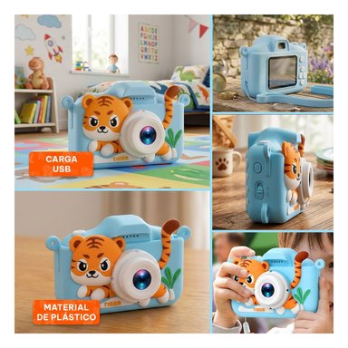 PACK4 HERRAMIENTA PARA FOTOS CREATIVAS Y RECUERDOS DE TIGRE CELESTE Y+REGALO STICKER - 2