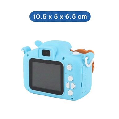 FOTOGRAFIA COMPACTA PARA MOMENTOS ESPECIALES CON DISEÑO DE TIGRE CELESTE Y+LIGAS REGALO - 4