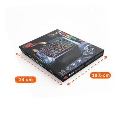 PACK2 MODULO DE CONTROL PARA JUEGOS CON TECLAS PARA MANO IZQUIERDA NEGRO Y+PAPEL REGALO - 4