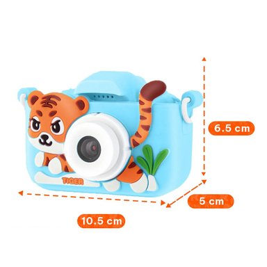 FOTOGRAFIA PARA CAPTURAR AVENTURAS CON MOTIVO DE TIGRE Y COLOR CELESTE - 4