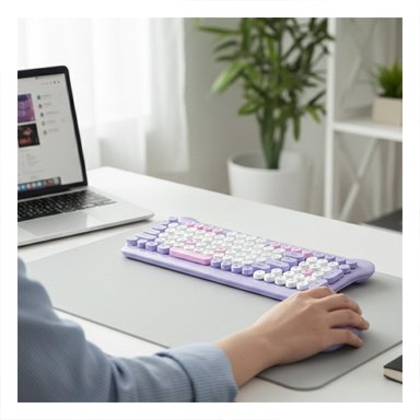 PACK4 TECNOLOGIA DE ESCRITURA COMODA PARA JORNADAS DE TRABAJO MORADO Y+REGALO STICKER - 3