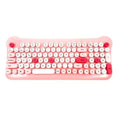 PACK4 CONJUNTO ROSADO QUE INTEGRA TECLADO FUNCIONAL Y MOUSE PARA USO CONTINUO Y+PAPEL REGALO - 3