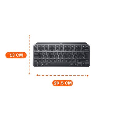 TECLADO INALAMBRICO CON TECLAS SILENCIOSAS PARA OFICINA NEGRO - 4