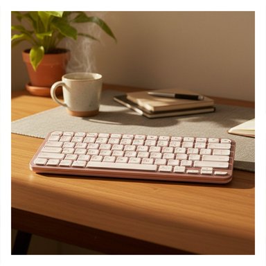 DISPOSITIVO LIVIANO CON CONEXION INALAMBRICA PARA OFICINA ROSADO Y+PAPEL REGALO - 5