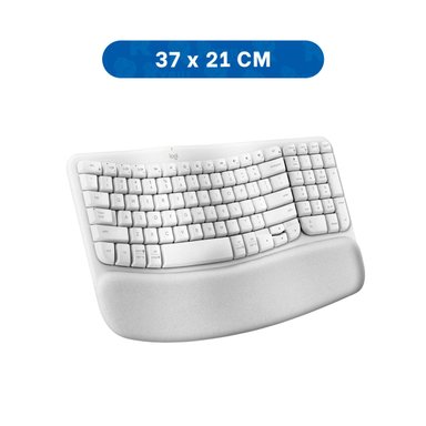 PACK2 CONTROL QUE OPTIMIZA LA EXPERIENCIA DE ESCRITURA CON TECLAS ONDULADAS BLANCO - 4