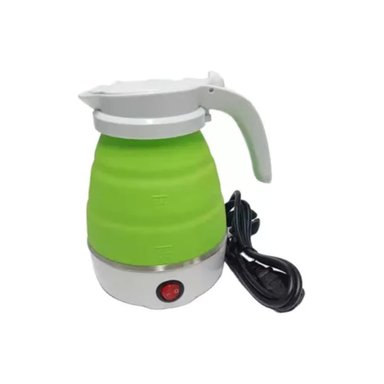 PACK6 CAFETERA DE AGUA ELECTRICA PORTATIL 600ML VERDE PARA HOGAR Y+REGALO STICKER - 2
