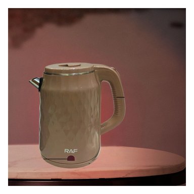 PACK2 HERVIDOR DE AGUA RAF 2.5L MARRON CLARO PARA COCINA EN CASA Y+PAPEL REGALO - 2