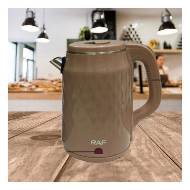 PACK4 CALDERA PARA AGUA CALIENTE RAF 2.5L MARRON CLARO EN COCINA - 2
