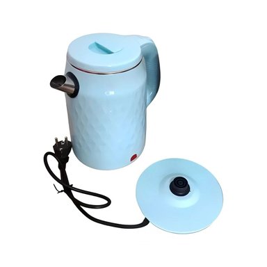 PACK4 CALENTADOR ELECTRICO RAF DE 2.5L COLOR CELESTE PRACTICO PARA COCINA Y+PAPEL REGALO - 3