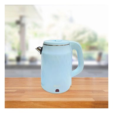 PACK4 CALENTADOR ELECTRICO RAF DE 2.5L COLOR CELESTE PRACTICO PARA COCINA Y+PAPEL REGALO - 5