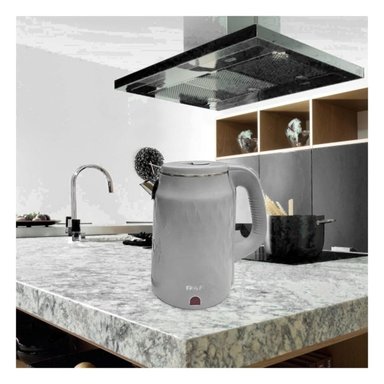 PACK4 OLLA ELECTRICA RAF DE 2.5L COLOR PLOMO PARA COCINA FAMILIAR - 2