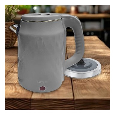 PACK4 OLLA ELECTRICA RAF DE 2.5L COLOR PLOMO PARA COCINA FAMILIAR - 5
