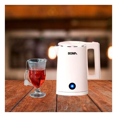 PACK6 HERVIDOR DE COCINA BLANCO BOMA ELECTRICO - 5