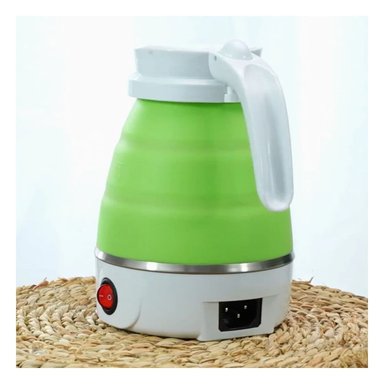 PACK2 CALENTADOR DOMESTICO ELECTRICO DE SILICONA 600ML VERDE PARA VIAJES Y+PAPEL REGALO - 2
