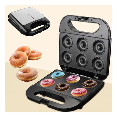 PACK2 ARTEFACTO PARA 6 DONAS EN NEGRO CON COCCION UNIFORME - 3