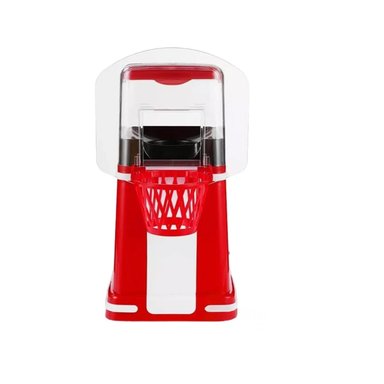PACK2 MAQUINA CASERA DE POP CORN TIPO BASQUET COLOR ROJO ESTILO RETRO Y+REGALO STICKER - 2
