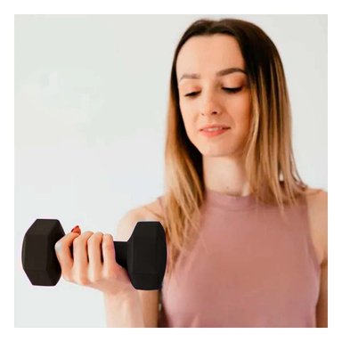 PESA COMPACTA NEGRO 1 KG PARA ENTRENAMIENTO Y+PAPEL REGALO - 2
