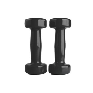 PACK2 PESA ERGONOMICA NEGRO 3 KG PARA EJERCICIO Y+REGALO STICKER - 2