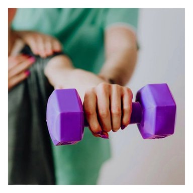 PACK2 DUMBBELL LIGERO MORADO 3 KG PARA CASA - 5