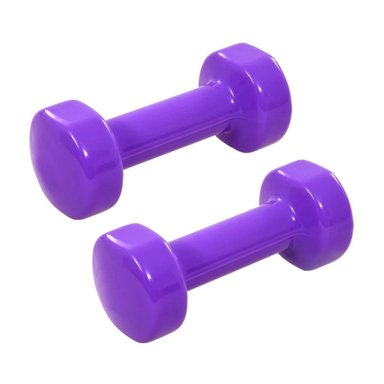 PACK6 PESA FUNCIONAL MORADO 2 KG PARA EJERCICIO Y+REGALO STICKER - 2
