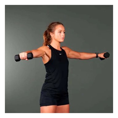 PACK12 DUMBBELL FUNCIONAL NEGRO 1 KG PARA CASA - 5