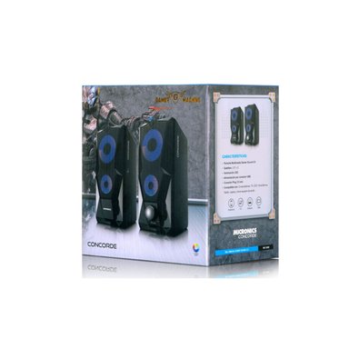PACK6 EQUIPO CON SONIDO ENVOLVENTE NEGRO PARA DISFRUTAR DE PELICULAS Y+REGALO STICKER - 2