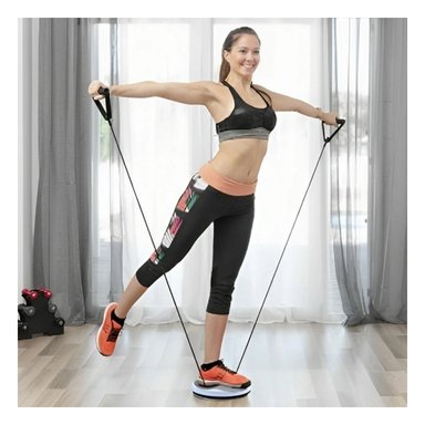 PACK6 TWISTER PARA CASA DE ABDOMEN CON LIGAS FIT PLOMO Y+PAPEL REGALO - 2