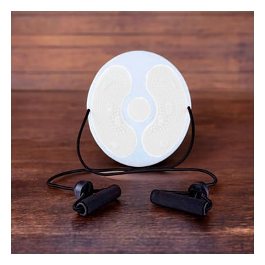 PACK4 BASE PARA CASA DE ABDOMEN CON LIGAS FIT BLANCO Y+REGALO STICKER - 5