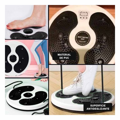 PACK4 BASE PARA CASA DE ABDOMEN CON LIGAS FIT NEGRO Y+REGALO STICKER - 2