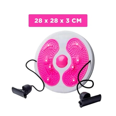 PACK6 TABLA PARA CASA DE ABDOMEN CON LIGAS FIT ROSADO - 4