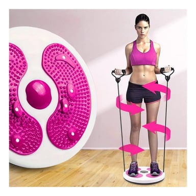 PACK6 TABLA PARA CASA DE ABDOMEN CON LIGAS FIT ROSADO - 5
