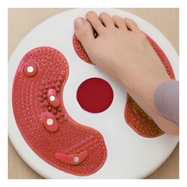PACK4 DISCO PARA CASA DE ABDOMEN CON LIGAS FIT ROJO - 3
