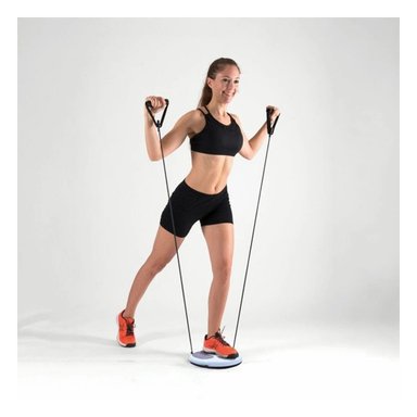 PACK4 DISCO PARA CASA DE ABDOMEN CON LIGAS FIT PLOMO - 3