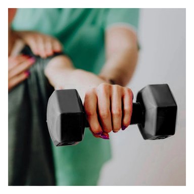 PACK12 PESA PRACTICA NEGRO 2 KG PARA FITNESS Y+REGALO STICKER - 5
