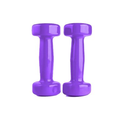 PACK2 PESA ERGONOMICA MORADO 2 KG PARA EJERCICIO Y+REGALO STICKER - 2
