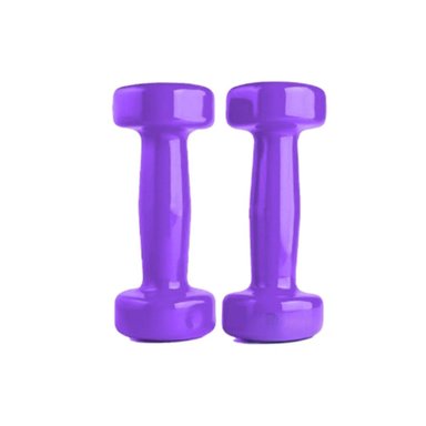 PACK2 PESA ERGONOMICA MORADO 3 KG PARA EJERCICIO Y+REGALO STICKER - 2
